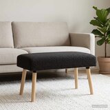  Klupa Jednobojno Crna 80 x 40 x 46 cm Bouclé | Eponuda.com