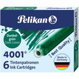  Tinta za nalivpero patrone pk6 4001 pelikan 300087 tamno zelena Cene