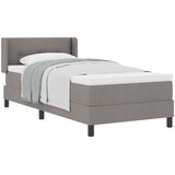  Krevet s opruga kutije Sivo-smeđa 200 x 100 cm tkanina | shoptok.hr