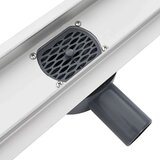 Tuš kanal 2-u-1 sa 360° sifonom Srebrno 50 cm | shoptok.hr