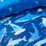 Catherine Lansfield Plava dječja posteljina za dječji krevetić 120x150 cm Jawsome Shark – | shoptok.hr