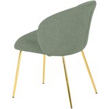 Mömax stol, les, kovina, tekstil zelena | Shoptok.si