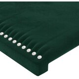  Okvir za krevet s uzglavljem tamnozeleni 180x200 cm baršunasti | shoptok.hr