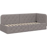  Kutni okvir kreveta Sivo-smeđa 80 x 200 cm tkanina | shoptok.hr