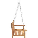  Ljulska klupa za vrt 114 x 60 x 64 cm Čvrsto teak drvo | shoptok.hr