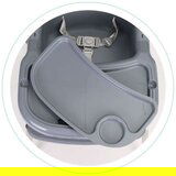 ECO TOYS hranilica za bebe 2U1 sa postoljem i pojasevima gray ecotoys | ePonuda.com