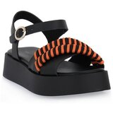 Frau Sandali & Odprti čevlji London Nero Tan Črna Cene