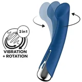 Spinning G-Spot 1 - vibrator za G-točku s rotirajućom glavom (plavi)