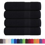 Ručnici za ruke FROGN 4 kom. Crni 50x100 cm 360 g/m² | Eponuda.com