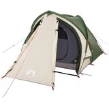 Šator za kampiranje za 2 osobe zeleni 320x140x120 cm taft 185T | shoptok.hr