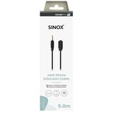 SINOX avdio kabel SXA06055 5 m 3,5-mm m - 3,5-mm ž | Shoptok.si