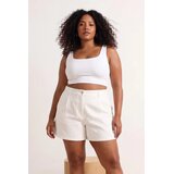 Trendyol Ženski šorts TBBSS26AP00012, Beli Cene