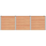  Povišena vrtna gredica Smeđa 300 x 50 x 91 cm | shoptok.hr