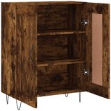  Komoda boja dimljenog hrasta 69,5x34x90 cm konstruirano drvo | shoptok.hr