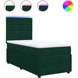 Box spring krevet s madracem tamnozeleni 100x200 cm baršunasti | shoptok.hr