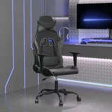  Igraća stolica crno-siva od umjetne kože