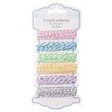  Dvobojni pamučni kanapi DP Craft - set od 6 boja (ukrasni kanapi) Cijene