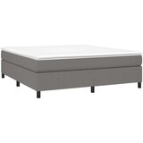  Box spring posteljni okvir temno siv 160x200 cm blago, (20735107) | Shoptok.si