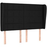  Box spring postelja z vzmetnico črna 140x200 cm blago, (20895286) | Shoptok.si