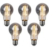 LUUMR Komplet 5 Pametne zatemljive LED žarnice E27 A60 dimljene 4,9 W 150 lm 1800 K | Shoptok.si