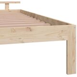  Posteljni okvir iz trdnega lesa 120x190 cm, (20645988) | Shoptok.si