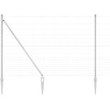 vidaXL poljska ograja 1,6x25 m pocinkano jeklo | Shoptok.si