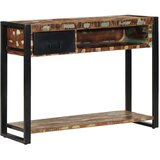 vidaXL konzolna miza multicolor 100x35x75 cm masivni les obnovljen | Shoptok.si