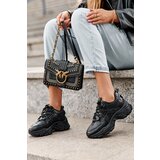 EVENTO Women's Chunky Sports Sneakers Black Toderus | shoptok.hr