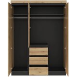 Modern Living Omara S Klasičnimi Vrati Corte, Barva Hrasta, Siva | Shoptok.si