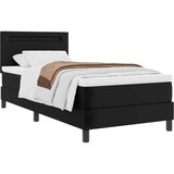  Krevet s opruga kutije s madracem Crna 90 x 190 cm Umjetna koža | shoptok.hr