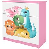  Dječja komoda - DINOSAURI - bijela | shoptok.hr
