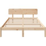  Krevetna konstrukcija Prirodna 160 x 200 cm Čvrsto borovo drvo | Eponuda.com