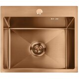 REA Bath Jekleno pomivalno korito Leo 50 BRUSH COPPER | Shoptok.si