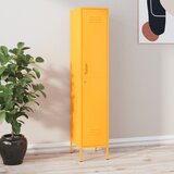 vidaXL Ormarić s ključem boja senfa 35 x 46 x 180 cm čelični Cijene