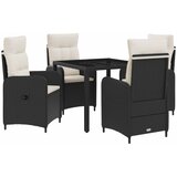 Vanjski set za objedovanje 5 pcs Crna i krem-bijela | shoptok.hr