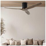  ZEVENTI - Plafonski ventilator SPELLO Wi-Fi Tuya crna/hrast + daljinski upravljač Cene