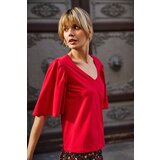 Marisse Red Cotton Blouse | Eponuda.ba