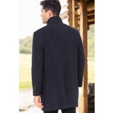 Dewberry PLT8386 MEN'S COAT-DIAGONAL DARK NAVY BLUE-3 | Shoptok.si