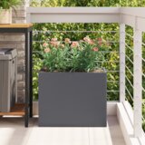 vidaXL Vrtna saksija Antracitno siva 50 x 32 x 40 cm | shoptok.hr