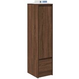 vidaXL Visoka ploča smeđi hrast 29,5x34x119,5 cm izrađeno drvo | shoptok.hr