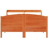  Okvir kreveta bez madraca voštano smeđi 135x190 cm od borovine | shoptok.hr