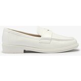Resti White women's moccasins made of eco leather Zibom- Footwear | Shoptok.si
