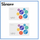 SONOFF NFC Tag smart-home kartica sa 2 programabilna taga (samolepljivi, 18mm), može im se dodeliti uloga aktivacije neke predefinisane scene putem prislanjanja mobilnog telefona (NFC komunikacija) | Eponuda.com