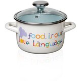 Metalac duboka šerpa sa staklenim poklopcem 16cm | ePonuda.com