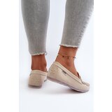 Boto Women's Beige Faux Leather Loafers Celoria | shoptok.hr