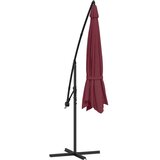  Konzolni vrtni suncobran s aluminijskim stupom 350 cm bordo | Shoptok.si