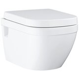 Grohe 39703000 Euro Ceramic viseča brezrobna WC školjka z WC desko s počasnim zapiranjem Cene