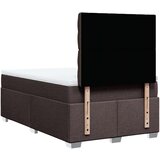  Krevet box spring s madracem tamnosmeđi 120 x 190 cm od tkanine | shoptok.hr