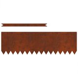  Ograda oko Travnjaka 30 pcs Rđa 100 x 0,05 x 30 cm | shoptok.hr