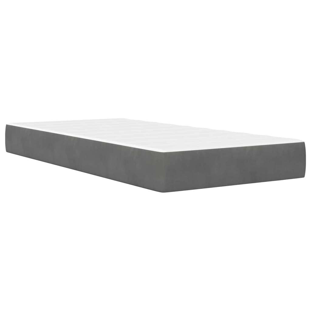 Okvir za krevet Tamno siva 90 x 190 cm Baršun - Tamno siva 90 x 190 cm | shoptok.hr